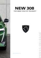 Peugeot 308 - press release 2022 